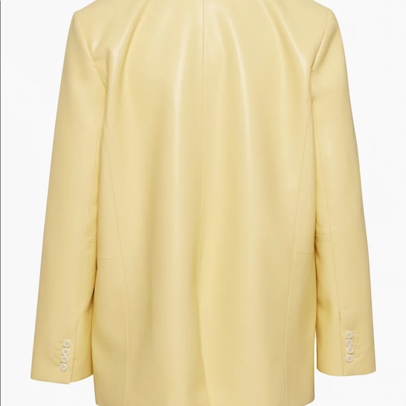 Vegan Leather Blazer - Picture 7 of 8